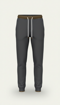 Matte-Finish Joggers with Tapered Leg